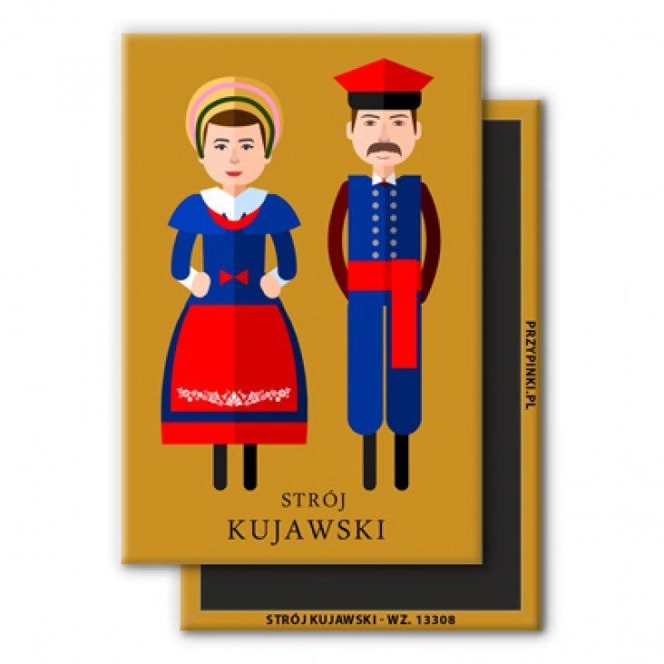 magnes 78x53mmStrój Kujawski