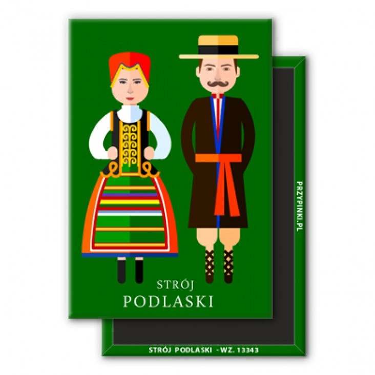 magnes 78x53mmStrój Podlaski
