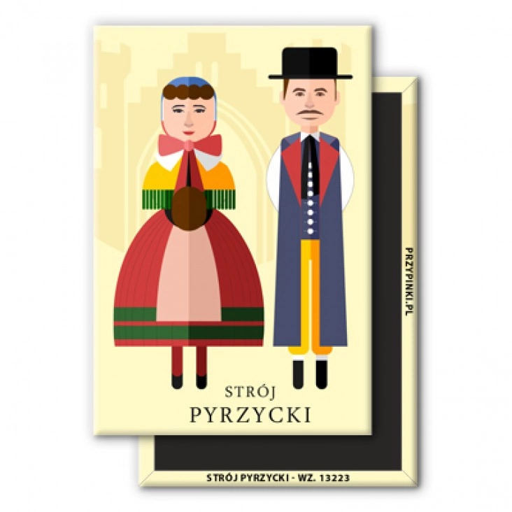 magnes 78x53mmStrój Pyrzycki