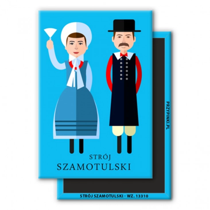 magnes 78x53mmStrój Szamotulski