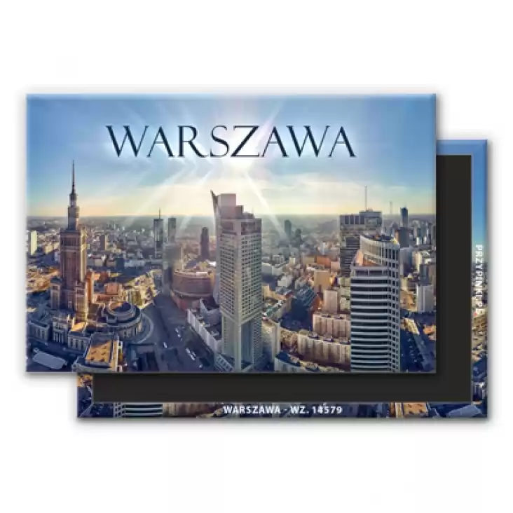 magnes 78x53mm Warszawa 