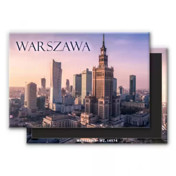 magnes 78x53mm Warszawa 