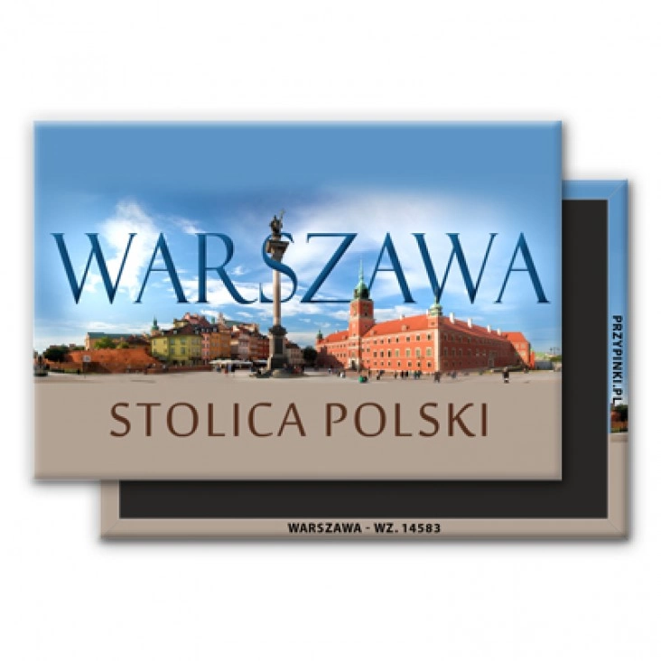 magnes 78x53mmWarszawa