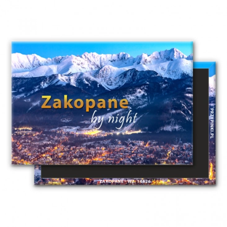 magnes 78x53mm Zakopane by night