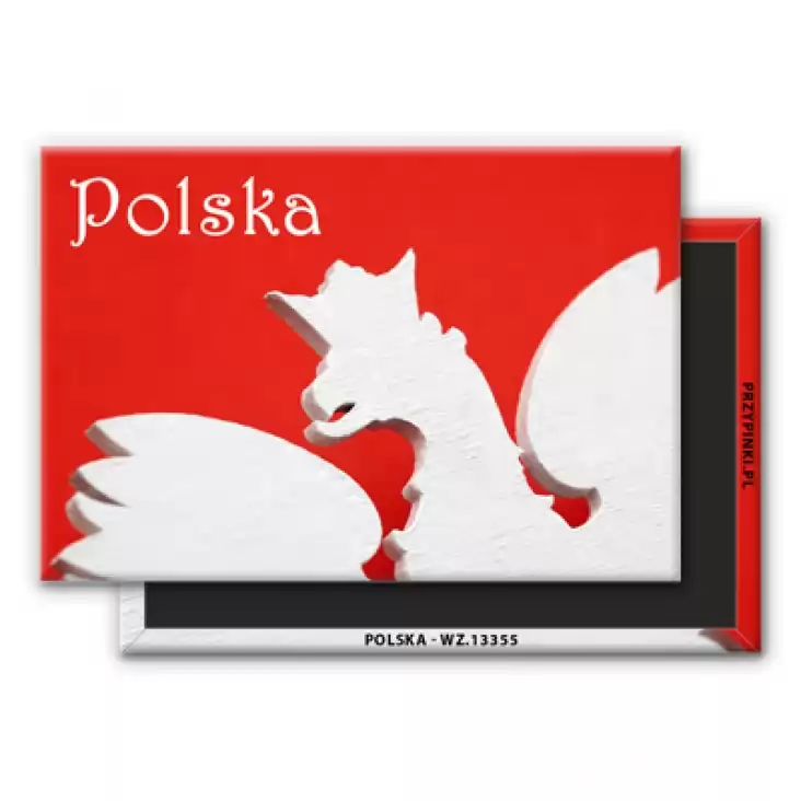 magnes 78x53mm Polska