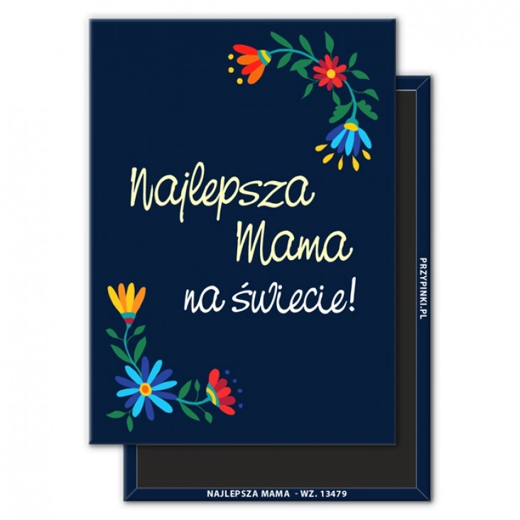 magnes 90x65mm Najlepsza mama na świecie