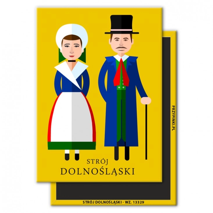 magnes 90x65mmStrój Dolnośląski