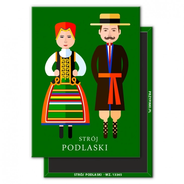 magnes 90x65mmStrój Podlaski