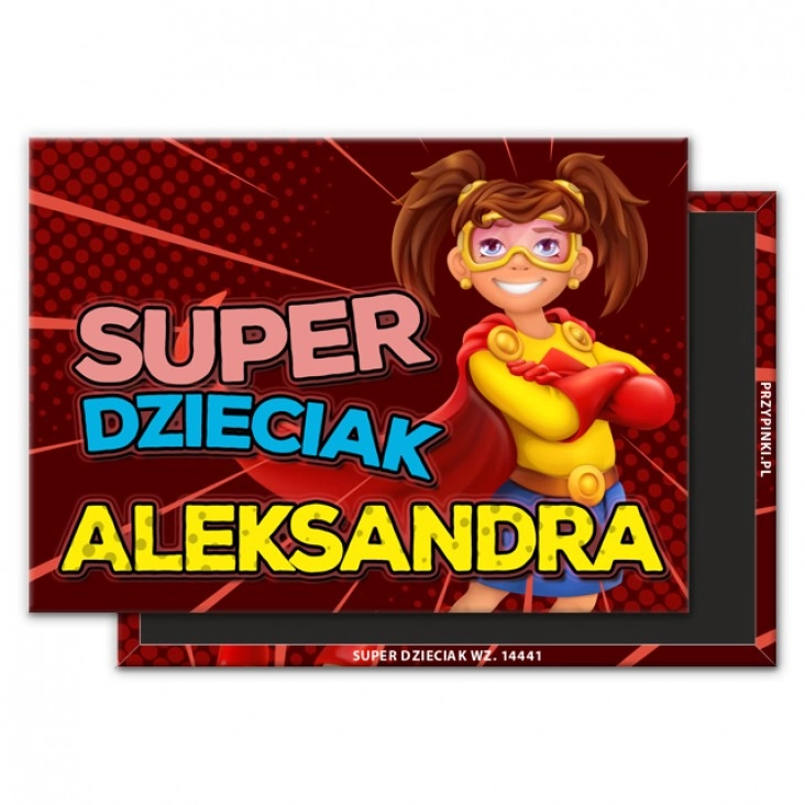 Super dzieciak imienny