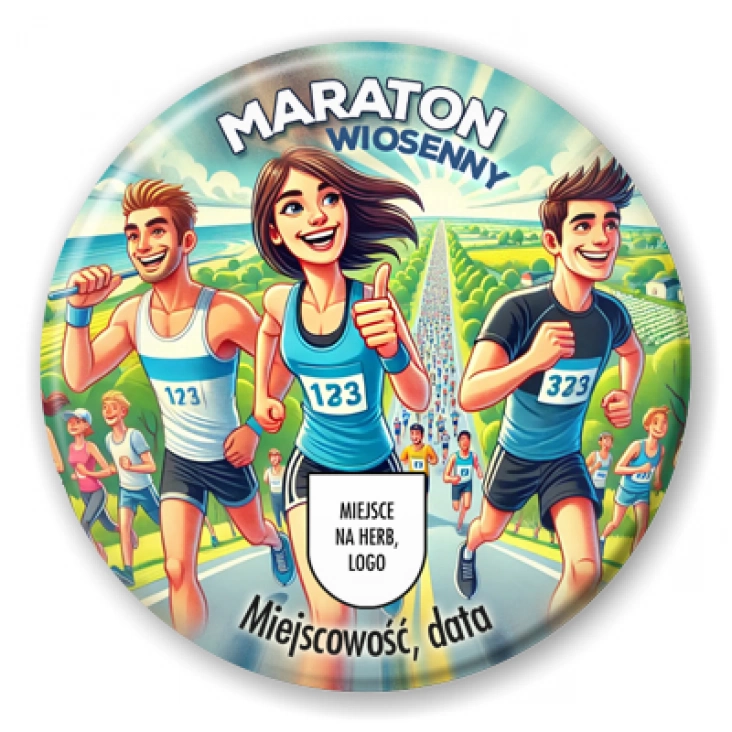 przypinka Maraton wiosenny