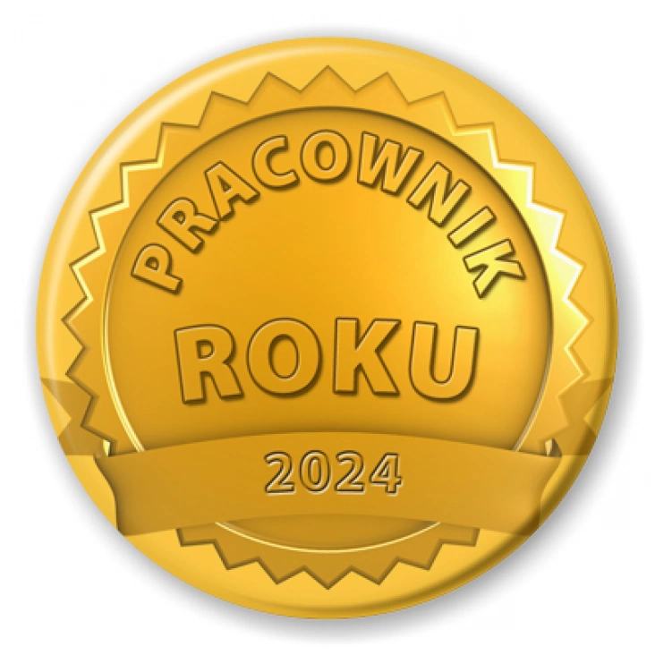 przypinka Medal pracownik roku