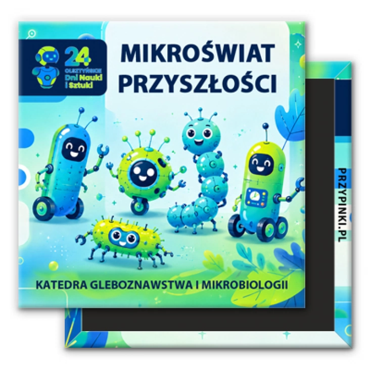 magnes 50x50mm  Mikroświat Przyszłości