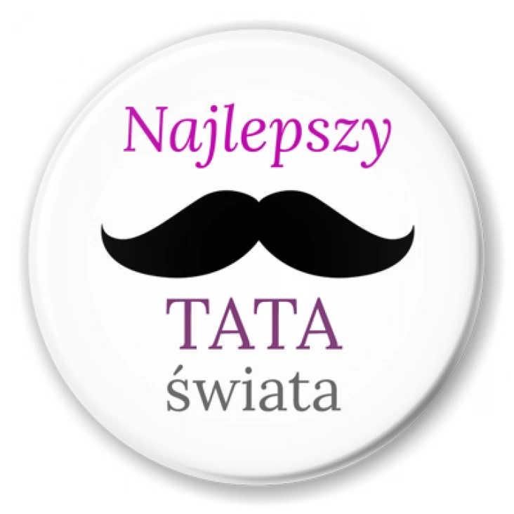 przypinka Najlepszy tata świata