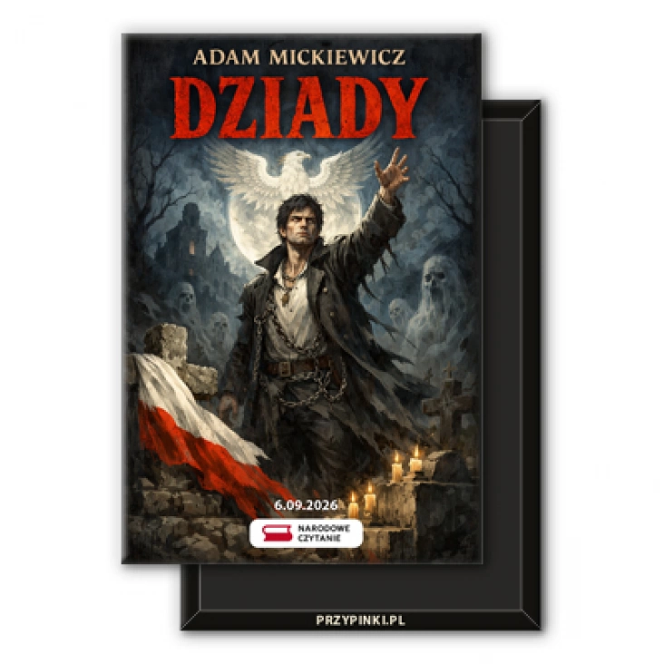 magnes 78x53mm Narodowe Czytanie Dziadów