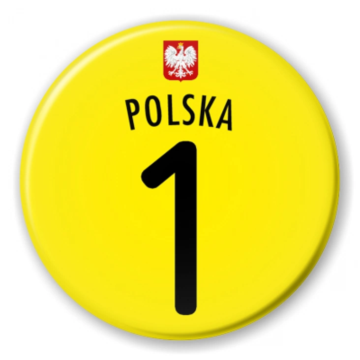 przypinka Numer jeden