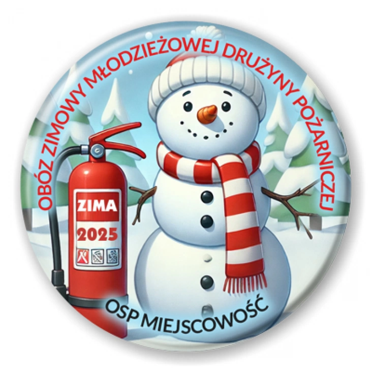 przypinka Obóż Zimowy MDP