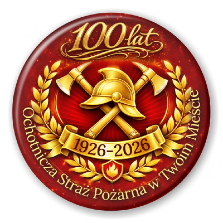 przypinka Ochotnicza Straż Pożarna w Twoim Mieście