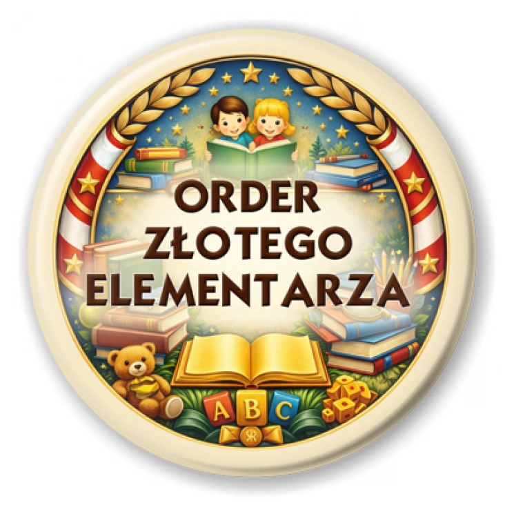 przypinka Order Złotego Elementarza