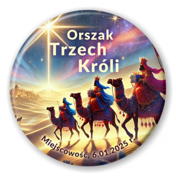 przypinka Orszak Trzech Króli