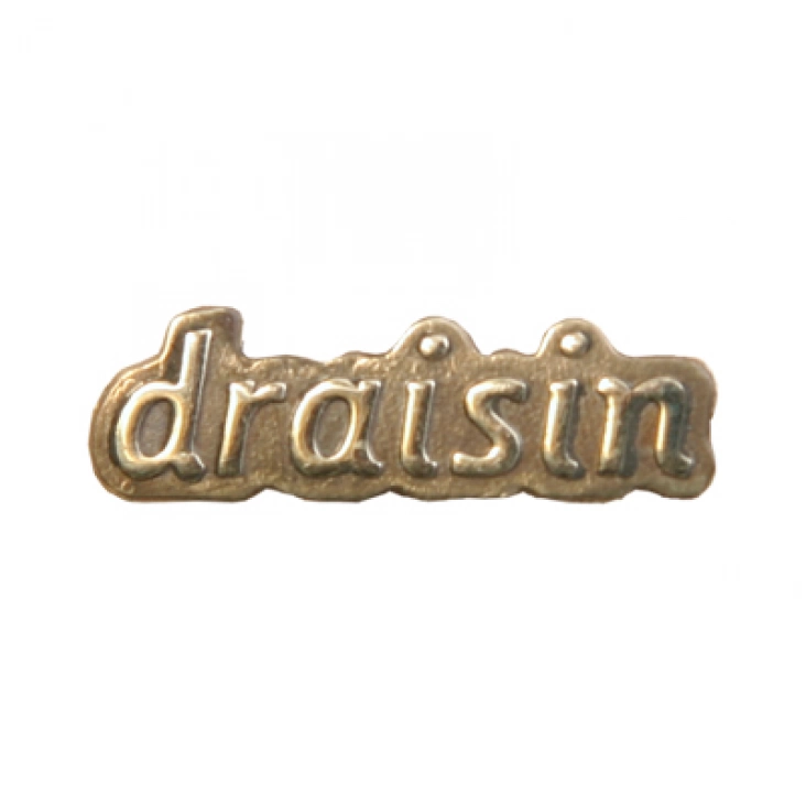 pins Draisin mosiądz