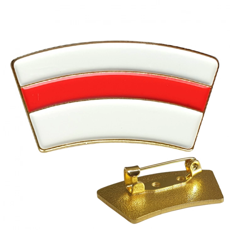 pins promoCzepek położnej z czerwonym paskiem 30x16mm