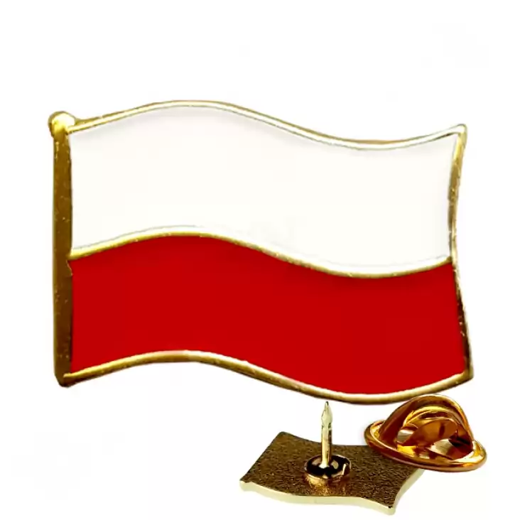 pins promo Flaga Polski falista 16x11mm