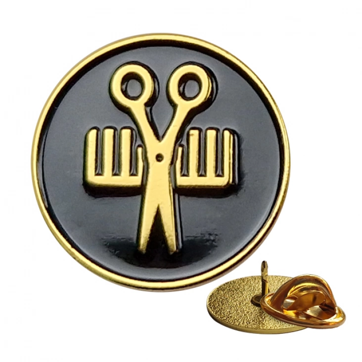 pins promoFryzjer Nożyczki i Grzebień 21x21mm