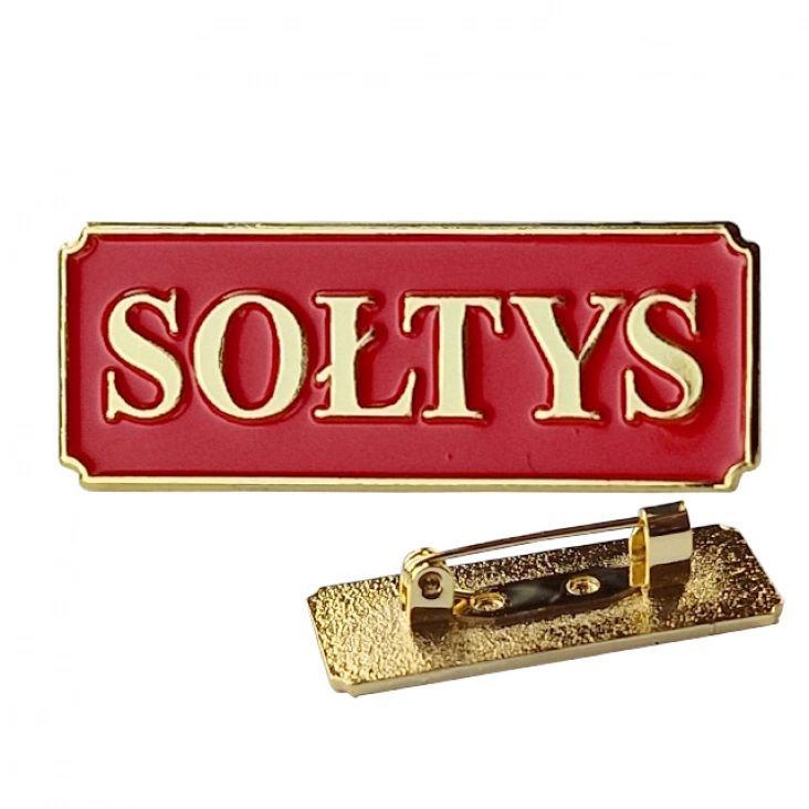 pins promoSołtys 30x11mm