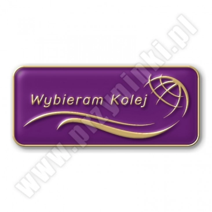 pins Wybieram Kolej kolor