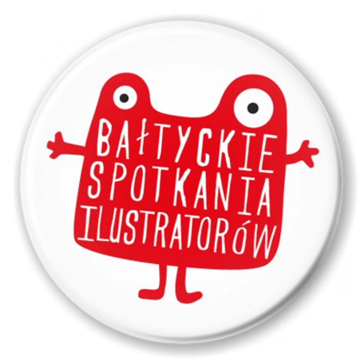 przypinka 13. Bałtyckie Spotkania Ilustratorów