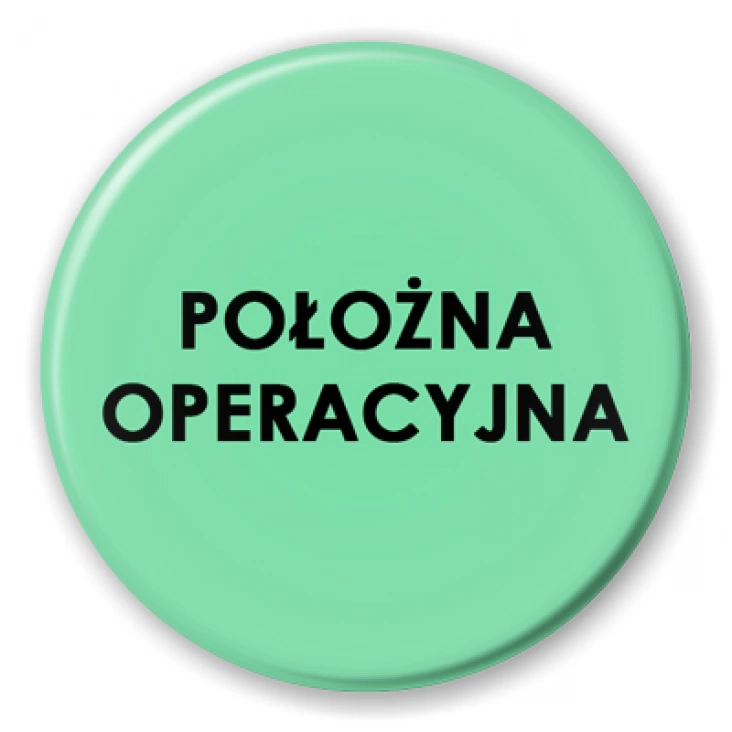 przypinka Położna operacyjna