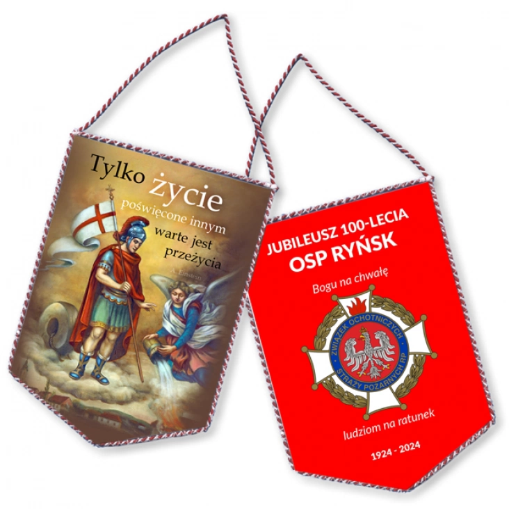 proporczykJubileusz 100 lat OSP Ryńsk