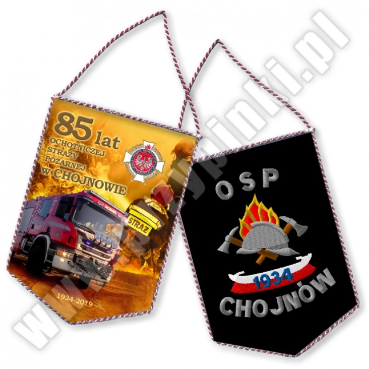 proporczyk85 lat OSP Chojnów