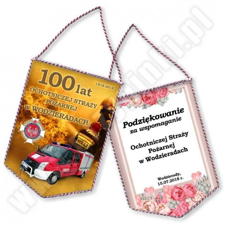 proporczykOSP Wodzierady Jubileusz 100-lecia