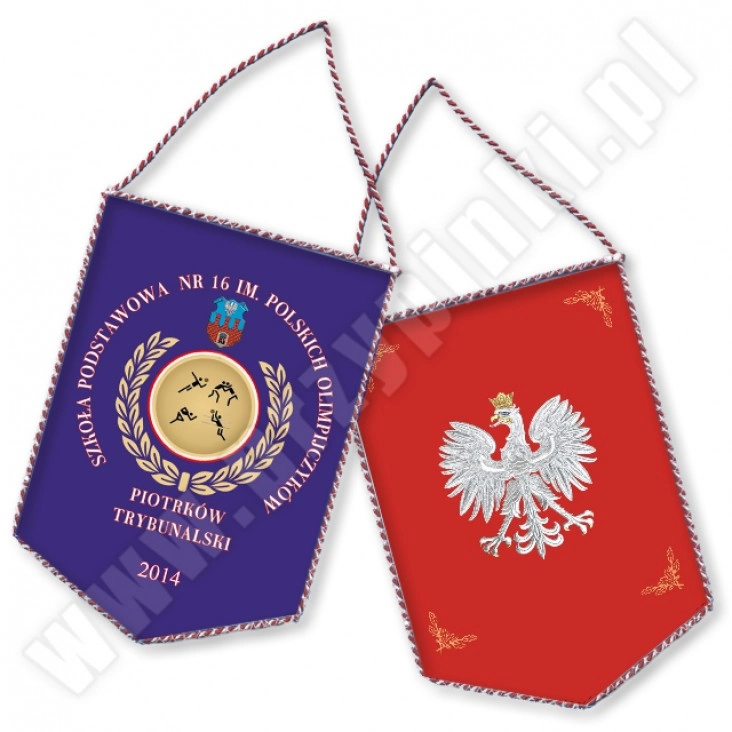 proporczyk SP nr 16 w Piotrkowie Trybunalskim