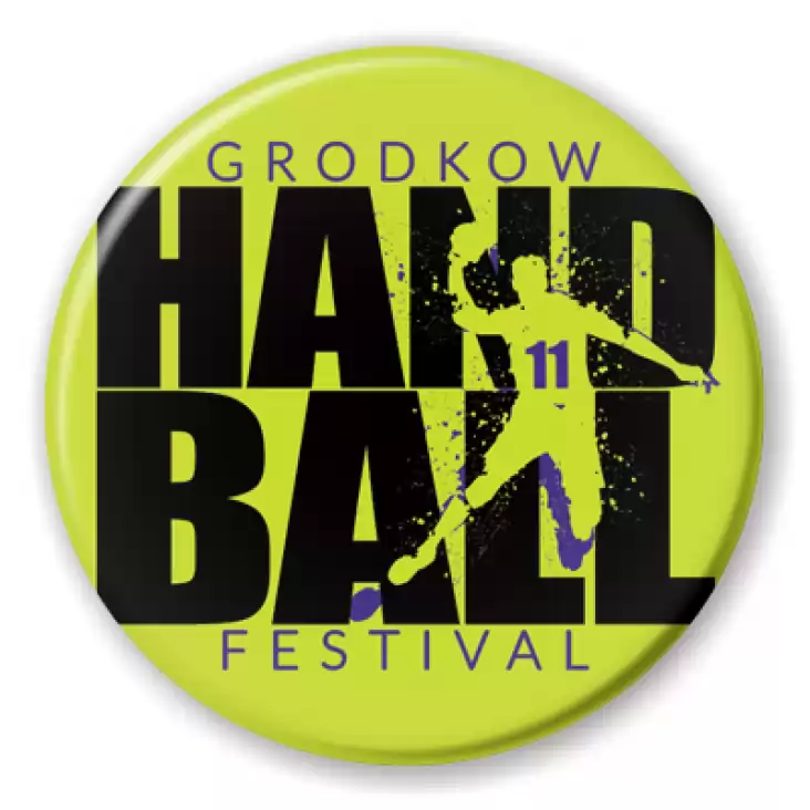 przypinka 11 Grodków Handball Festival