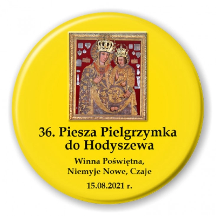 przypinka 36. Piesza Pielgrzymka do Hodyszewa