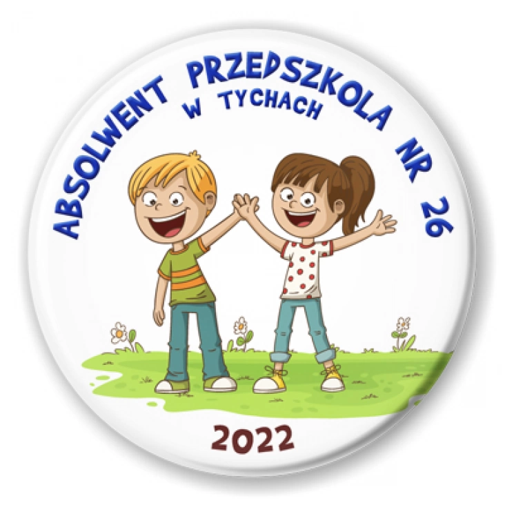 przypinka Absolwent Przedszkola nr 26 Tychy