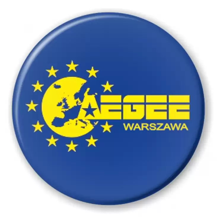 przypinka AEGEE Warszawa