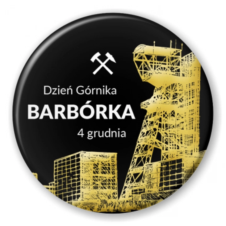 przypinka Barbórka Dzień Górnika