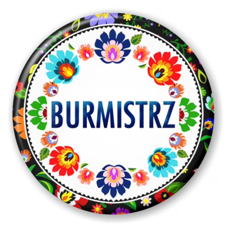 przypinka Burmistrz folk