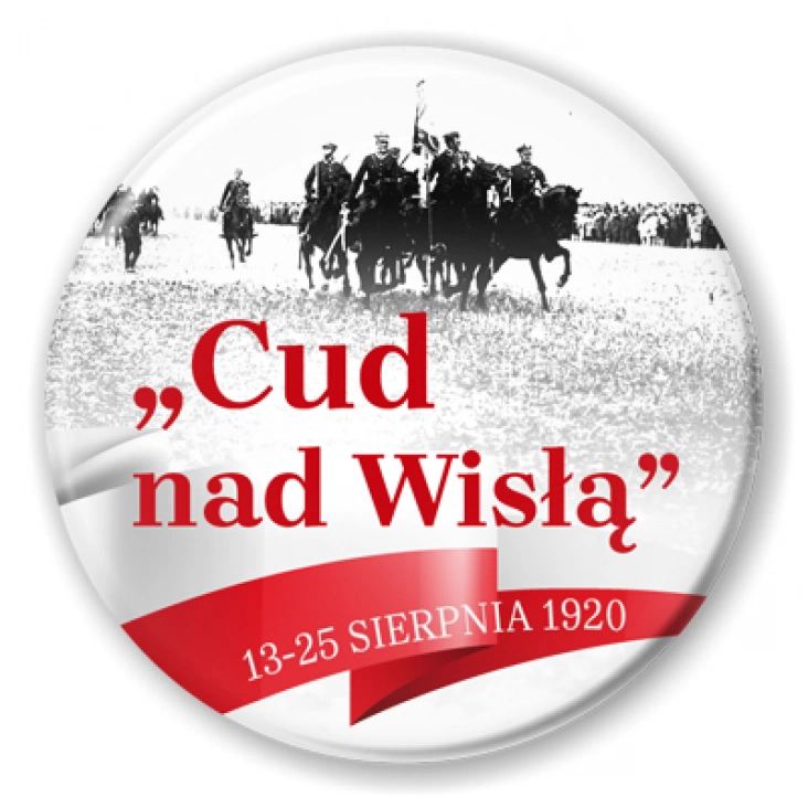 przypinka Cud na Wisłą