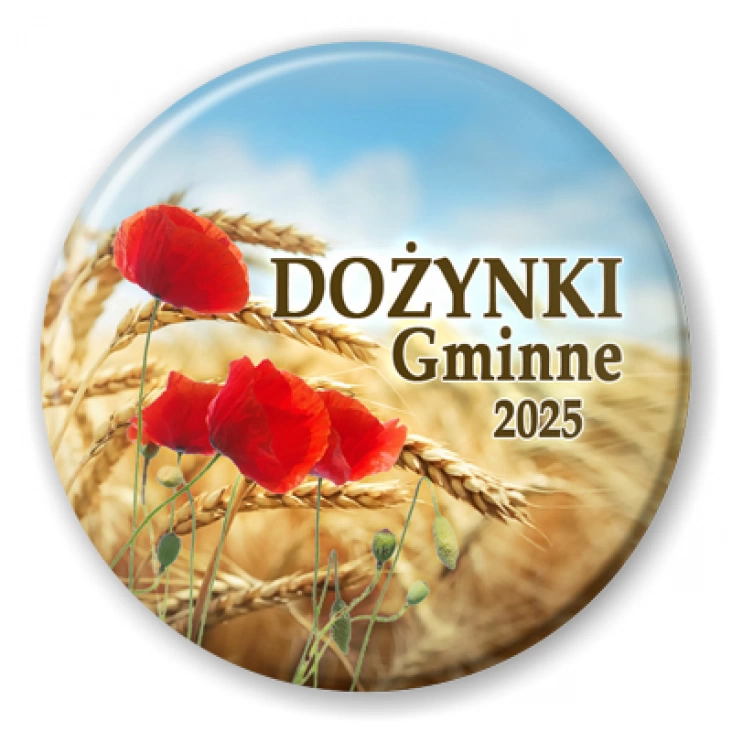 przypinka Dożynki gminne