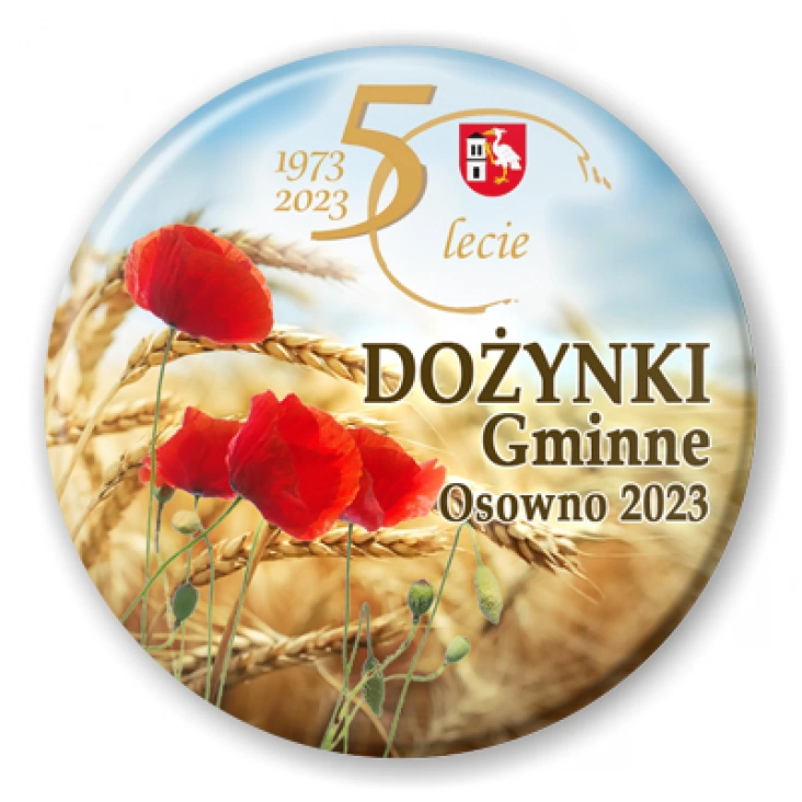 przypinka Dożynki Gminne Borki