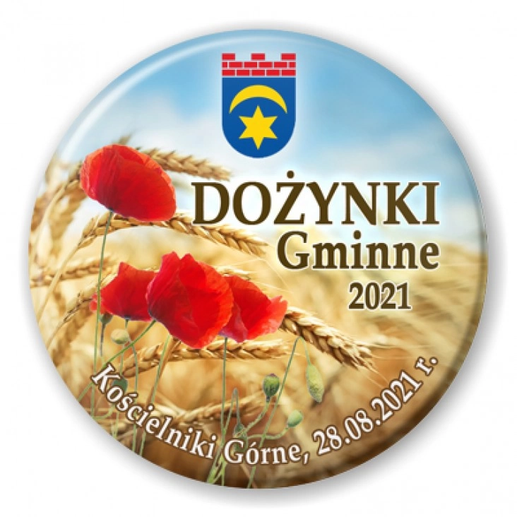 przypinka Dożynki Gminne - Kościelniki Górne