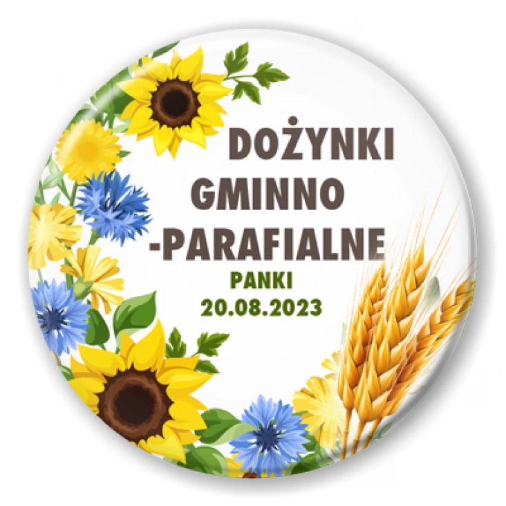 przypinka Dożynki gminno-parafialne Panki 2023