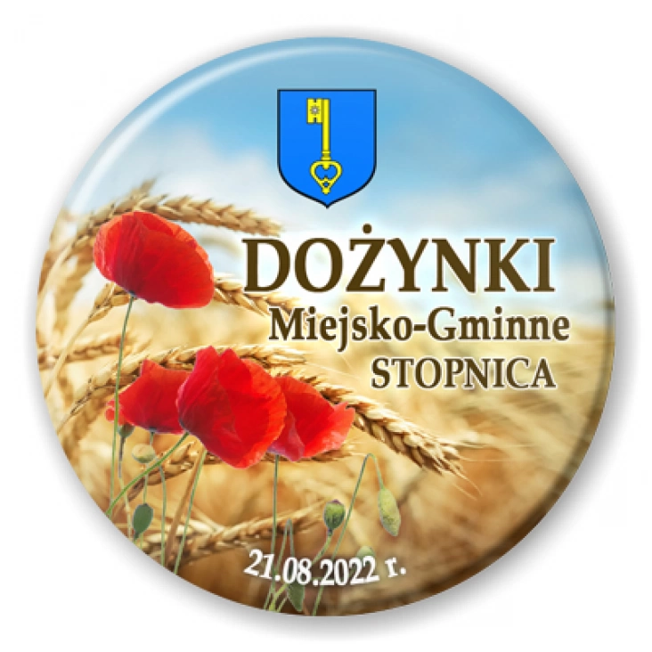 przypinka Dożynki Miejsko-Gminne Stopnica