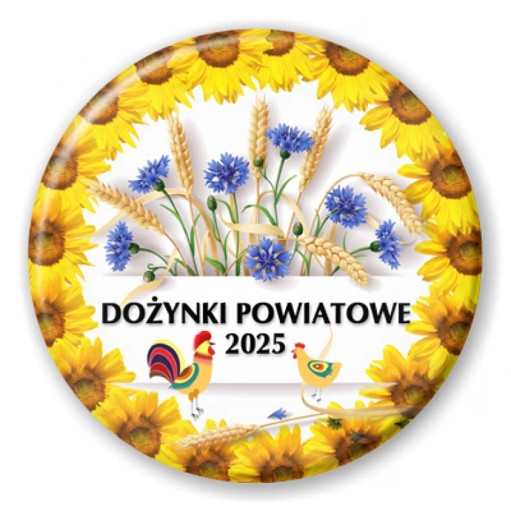 przypinka Dożynki powiatowe