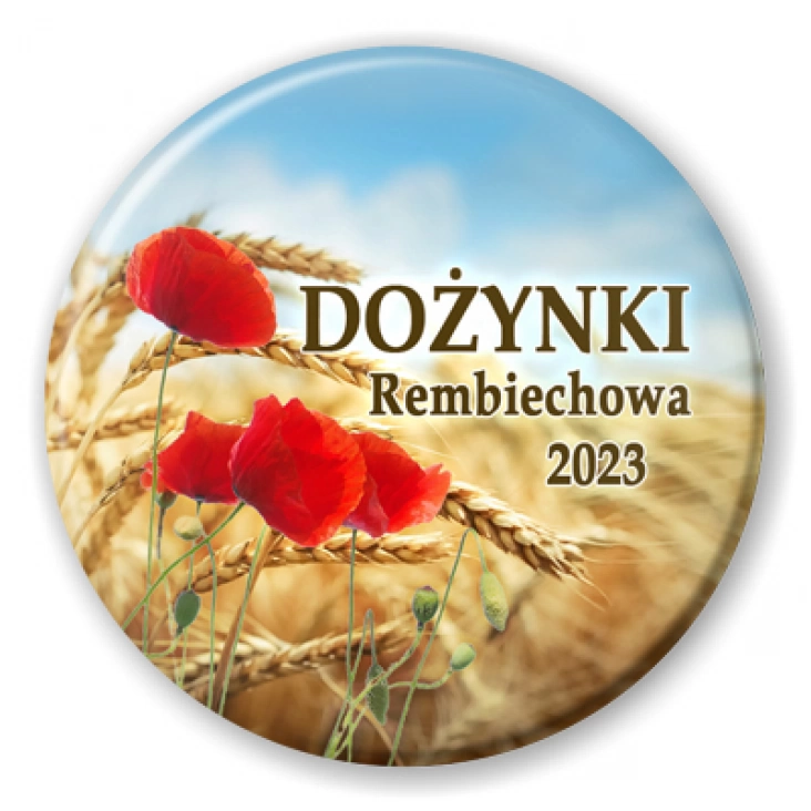 przypinka Dożynki Rembiechowa 2023