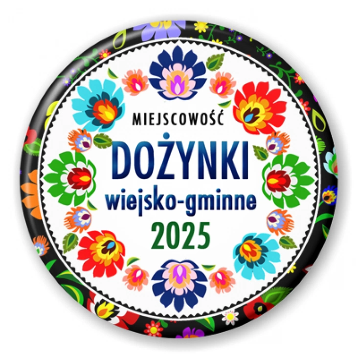 przypinka Dożynki wiejsko-gminne